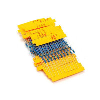 Group of 60 types of Resistors - 1/4 Watts (each pack of 10) - Set of Resistors (Assorted)