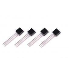 4 pcs - BC547 NPN Amplifier transistor : 45V 100mA TO-92 Package