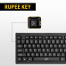 Ant Value FKBRI01 Ultra-Slim USB Wired Keyboard for PC Mac Water-Resistant Silent Typing
