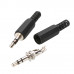 Audio Stereo Jack 3.5mm Plug (Male - stereo pin) - Straight