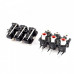 AV Connector RCA Socket For Audio Video Microphone Plug 6-pin Shielded Horizontal - PCB Mount