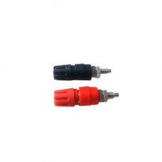 BTI-15, Terminal, Panel Mounting, 15A, 250VAC, C-DOT Connector Pair (Black & Red)
