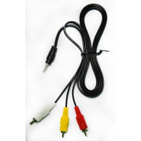 Male Audio Stereo 3.5mm to 3RCA cable : 1.5m (High quality)