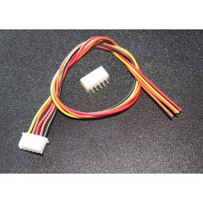 6 pin Polarized Header Wire : Relimate Connector (RMC /  JST -2.54 mm pitch)