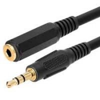 Audio Stereo 3.5mm Extension (Female to Male) cable : 1.5m extension (High quality)