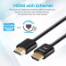 4K HDMI with Ethernet High Speed Cable (Gold Plated) : 1.8m length (High quality)