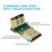 HDMI Female to HDMI Male 90 Degree Right Angle Adapter (L Shape - coupler) (High quality)