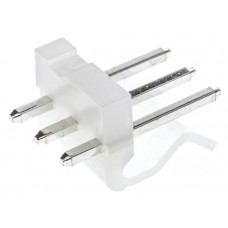 5pcs: 3 pin - Molex Cpu 3.96mm MALE Connector Straight Header[pin size:1.1sq mm] 7 Amps- KK-396