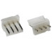 5pcs: 4 pin - Molex Cpu 3.96mm MALE Connector Straight Header[pin size:1.1sq mm] 7 Amps- KK-396