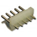 5pcs: 5 pin - Molex Cpu 3.96mm MALE Connector Straight Header[pin size:1.1sq mm] 7 Amps- KK-396