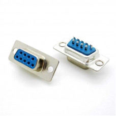 DB9 Female Connector (9 pin) Soldering Connector Straight [Industrial Quality]