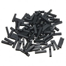 10pcs: 1 pin Crimp Dupont Connector Housing 0.1" (2.54mm) Female: [1pin Berg housing]