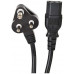 Computer Power Cable Cord for Desktops PC / Printers/Monitor SMPS Cable IEC Mains Cable 1.5Meter