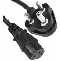 Computer Power Cable Cord for Desktops PC / Printers/Monitor SMPS Cable IEC Mains Cable 1.5Meter