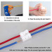 3pcs: 2 line Electrical Cable Push Connectors Quick Splice Lock 2 Wire Terminals
