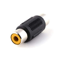 1RCA Female to 1RCA Female Coupler Connector Audio Video Adapter (1 RCA to 1 RCA)