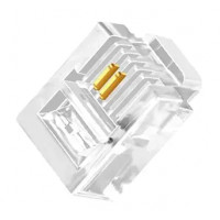 4pcs: RJ11 Plug (male) - 6P2C Connector (1 line phone connector)
