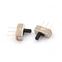 2pcs: PCB Mount 3 pin Mini Slide Switch - SPDT [Pitch: 0.1" / 2.5mm] 0.3A