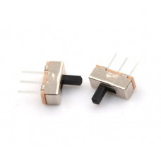 2pcs: PCB Mount 3 pin Mini Slide Switch (8.6mm) vertical - SPDT [Pitch: 0.1" / 2.5mm] 0.3A