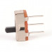 2pcs: PCB Mount 3 pin Mini Slide Switch - SPDT [Pitch: 0.1" / 2.5mm] 0.3A