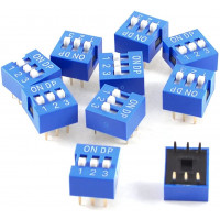 DIP Switch - 3 positions Slide Switch PCB (6pins) (Pitch: 2.54mm)