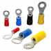 5pcs: Insulated Ring Type Terminal End Lugs (Conductor size 2.5mm / Stud hole:5.2mm)[Model 7455]