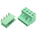 2sets: 4 Pin XY2500 / ZB2500 Male & FeMale Pluggable Terminal Connector Right Angle-Pitch 5.08mm