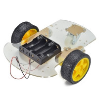 2 wheel drive - Two Wheel Motor Drive Robot Chassis Smart Car with battery holder