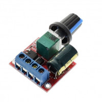 5A PWM DC Motor Speed Regulator - 3V, 6V, 12V, 24V, 35V