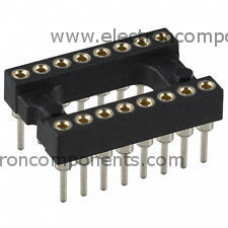 14 Pin - Machine tooled IC Socket (Round IC Base)