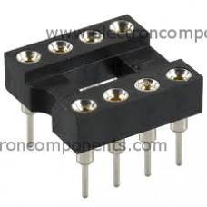 8 Pin - Machine tooled IC Socket (Round IC Base)