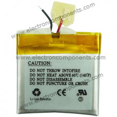 Li-poly replacement battery for iPod Shuffle 3.7v 200mAH