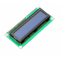 LCD 16X2 Alphanumeric Display with Blue Backlight (1602)