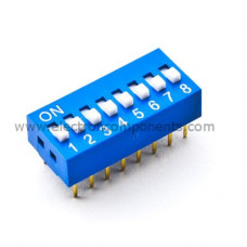 DIP Switch - 8 positions Slide Switch (Pitch : 2.54mm)