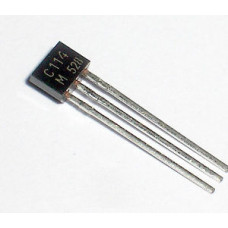 4pcs: C114 : 100ma/50v NPN transistor